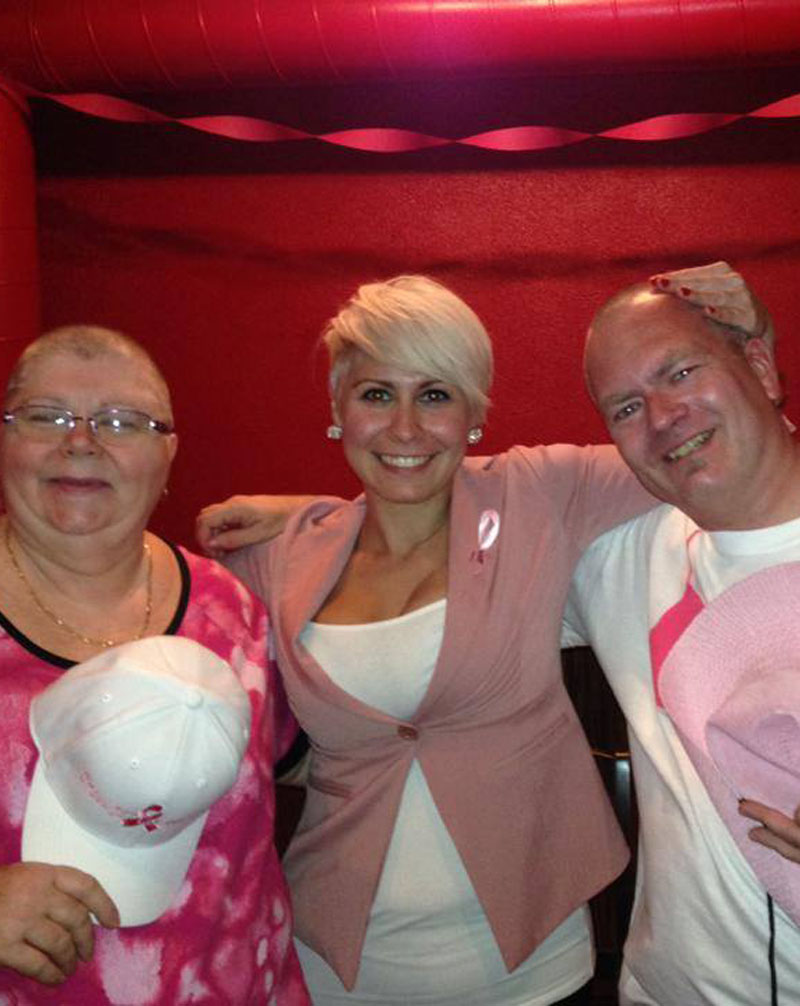 AnswerPlus participating at a Breast Cancer fundraised