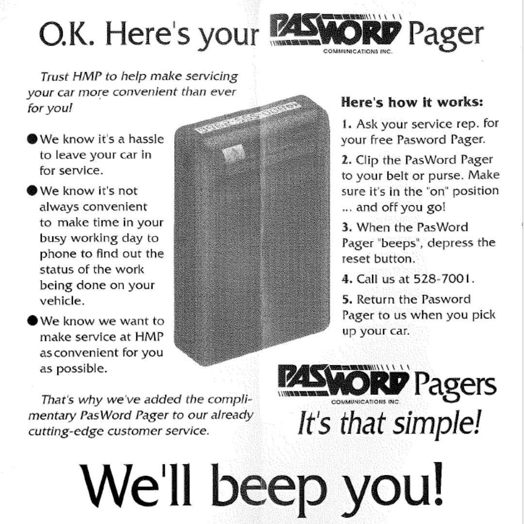 Old advertisement
